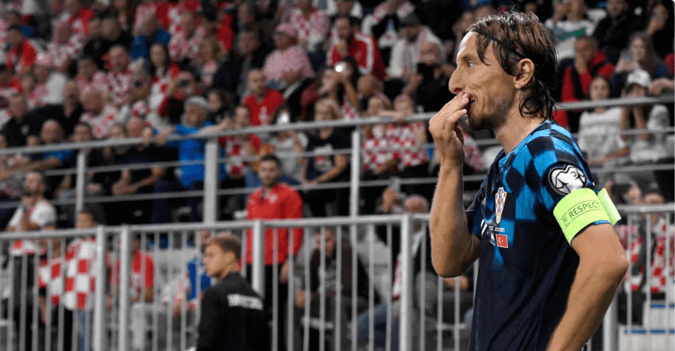 Luca Modric i EM-kvalifiseringen for Kroatia